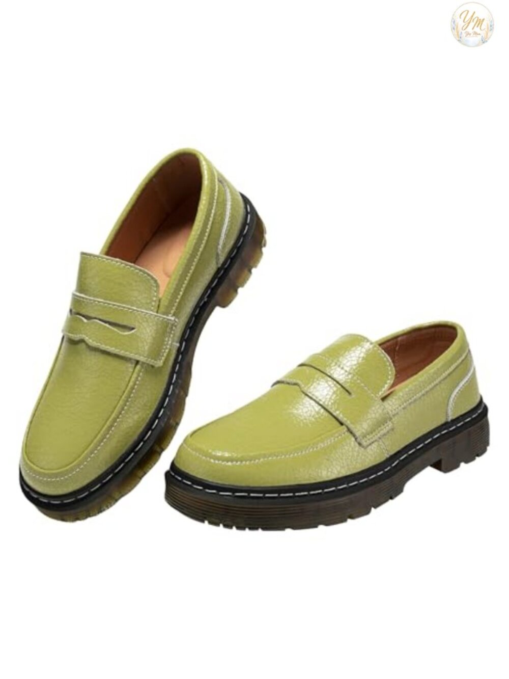 Women's Classic Penny Loafers Slip-On Driving Mocc Leather Memory Foam